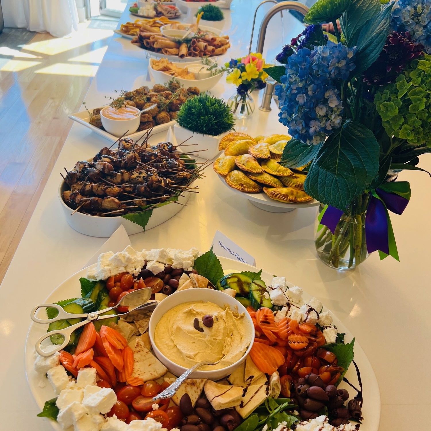 An event featuring a delicious array of hors d'oeuvres
